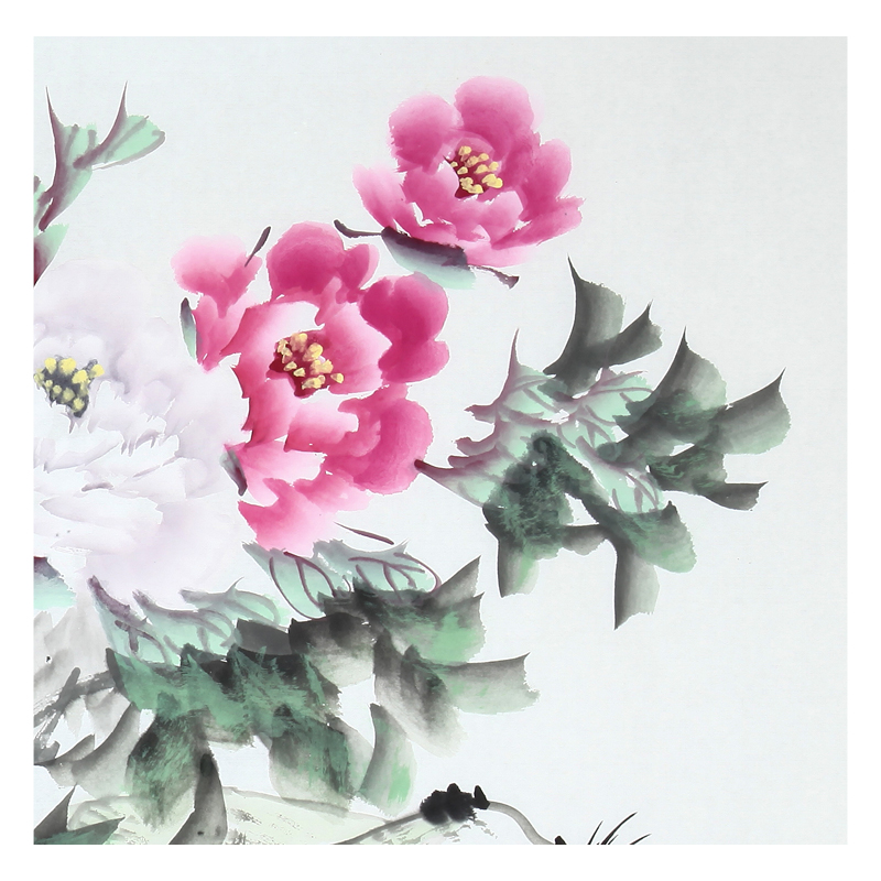 胡宏源《春酣》著名花鸟画家