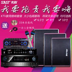 SAST/先科K6家庭KTV音响套装卡拉OK卡包音箱功放专业舞台会议组合