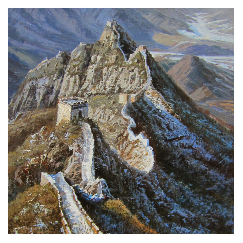 黄劲松《箭扣长城之二》 布面油画