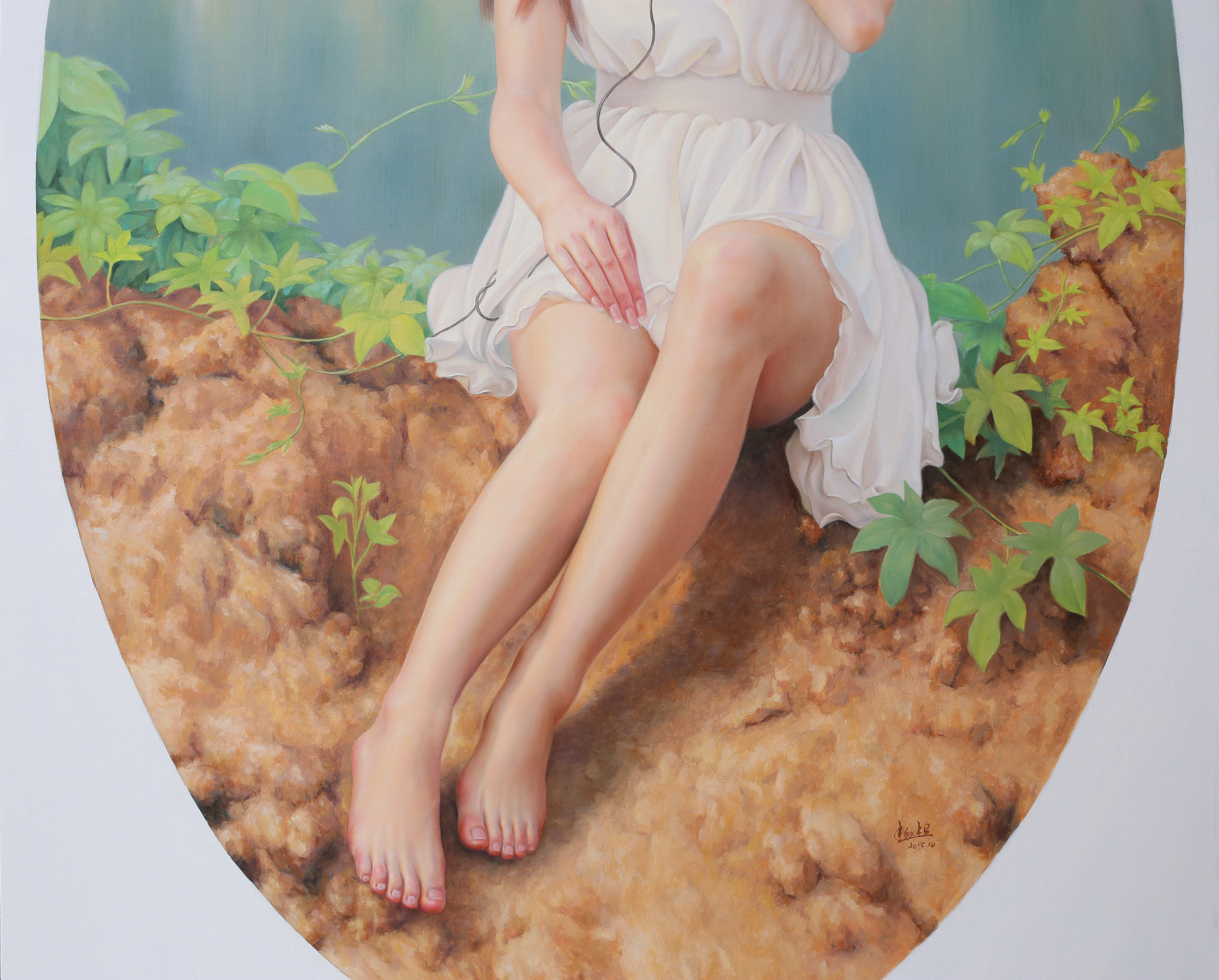 杨超油画作品:《清晨》