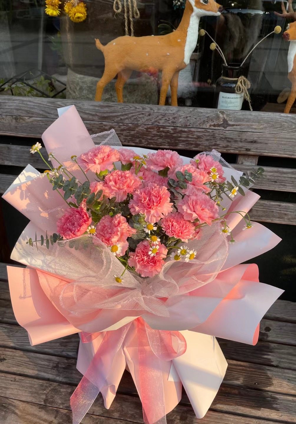 母亲节康乃馨鲜花束同城速递常德湖南长沙湘潭株洲娄底张家界岳阳