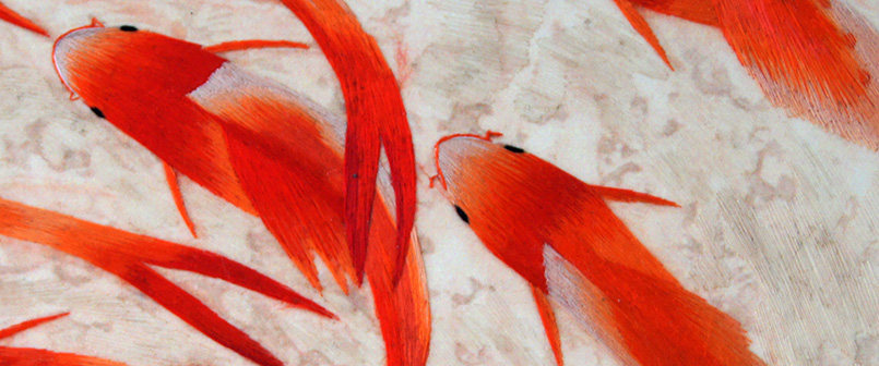 苏绣《富贵安乐》 单面绣 刺绣