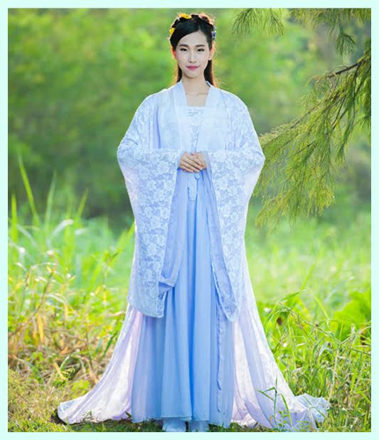 现代改良舞蹈汉服襦裙写真古装服装大人 古典舞演出服