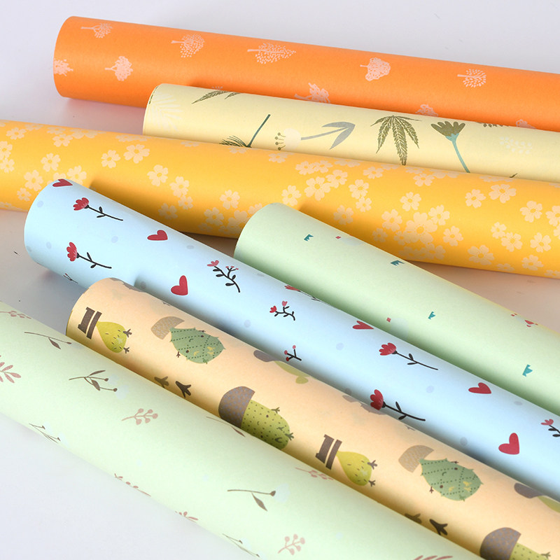 儿童生日礼物包装纸超大尺寸三八节妇女节女神节礼盒彩色礼品纸高级感