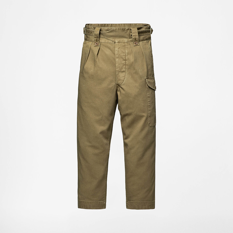 unsolute 廓尔喀军裤 gurkha army pant 特殊左绫面料 水洗做旧