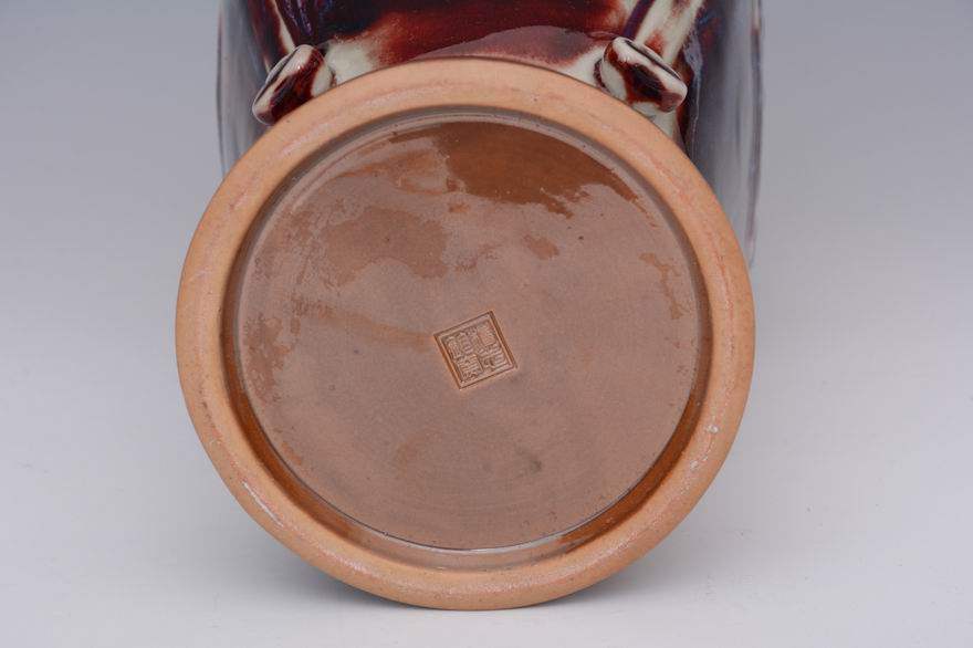 【直供】中国工艺美术大师 杨志 八卦如意瓶 送钧瓷手串