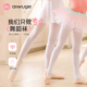 儿童舞蹈袜专用袜子女童夏季考级练功跳舞连体裤袜宝宝白色打底裤