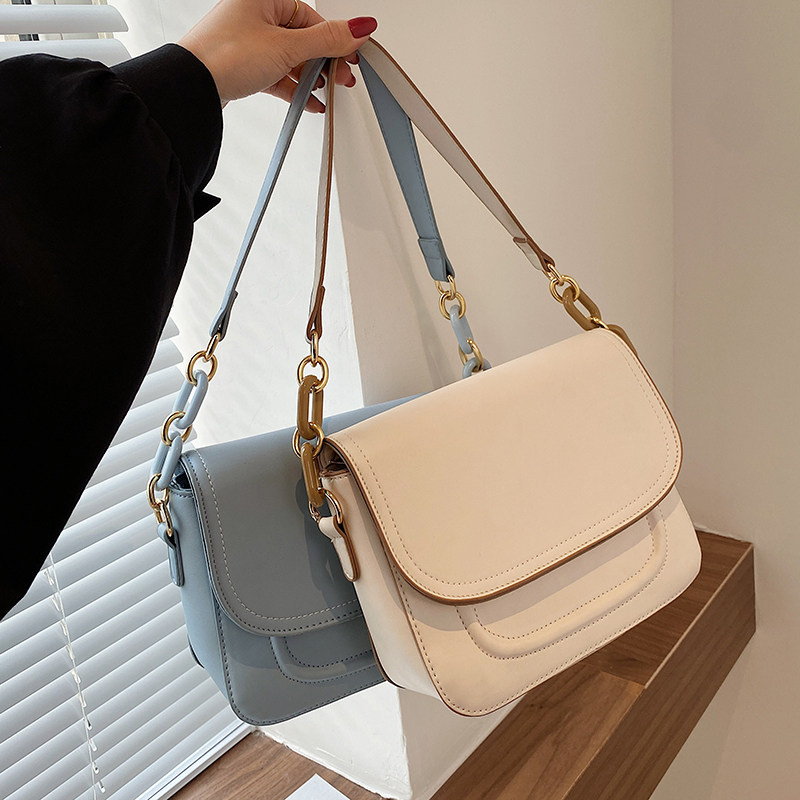 今年流行包包2021新款潮时尚斜挎包女夏季百搭ins韩版单肩小方包