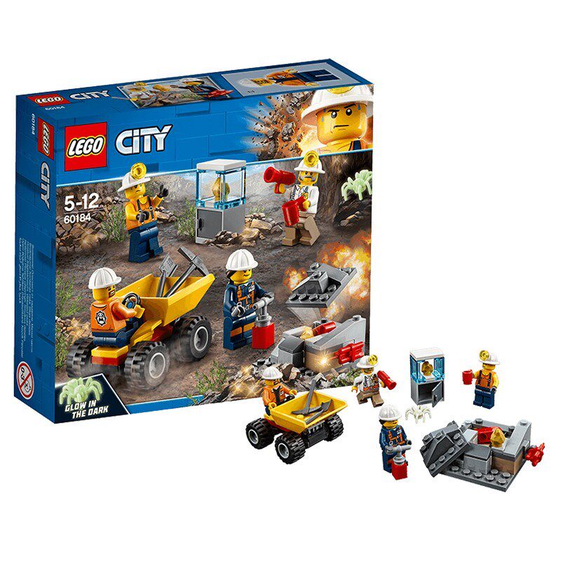 lego乐高城市系列60184采矿场专家儿童拼装积木玩具男孩4岁入门级