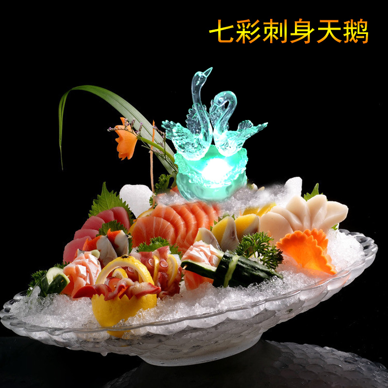 酒店餐厅厨房刺身创意点缀菜品摆件日本料理摆盘装饰