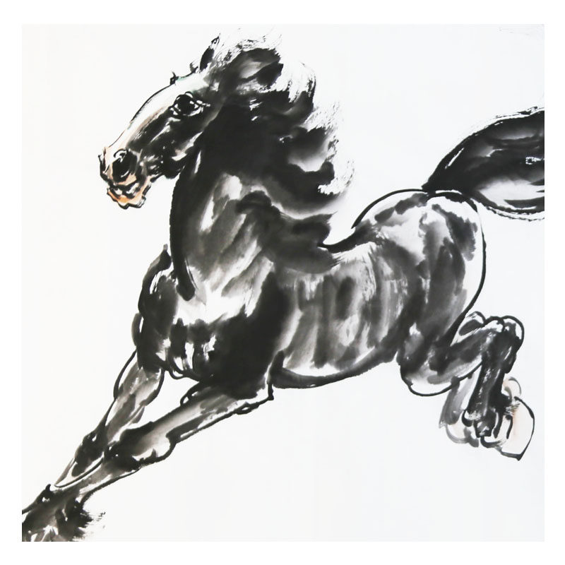 闻朝《一马当先》河南省美协会员