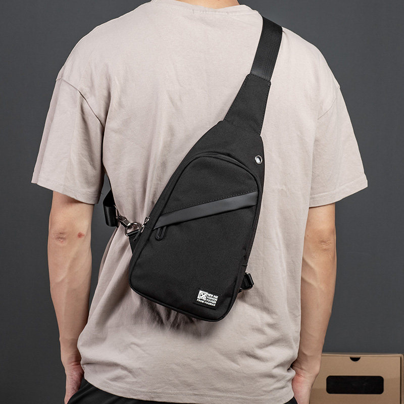 小米正品胸包斜挎单肩包新款男士运动潮牌潮流休闲时尚流行小背包