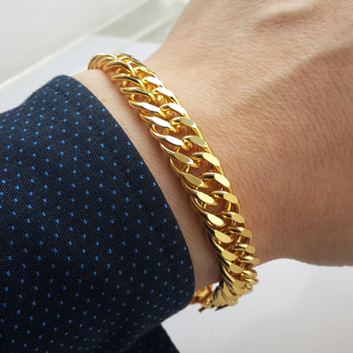 特价男士手链黄金 土豪金