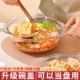 汤面碗带盖玻璃碗耐高温家用大号盆微波炉加热器皿盘蒸蛋羹专用碗