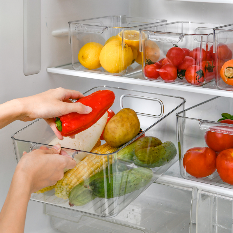 厨房冰箱收纳盒抽屉式保鲜盒冰箱专用