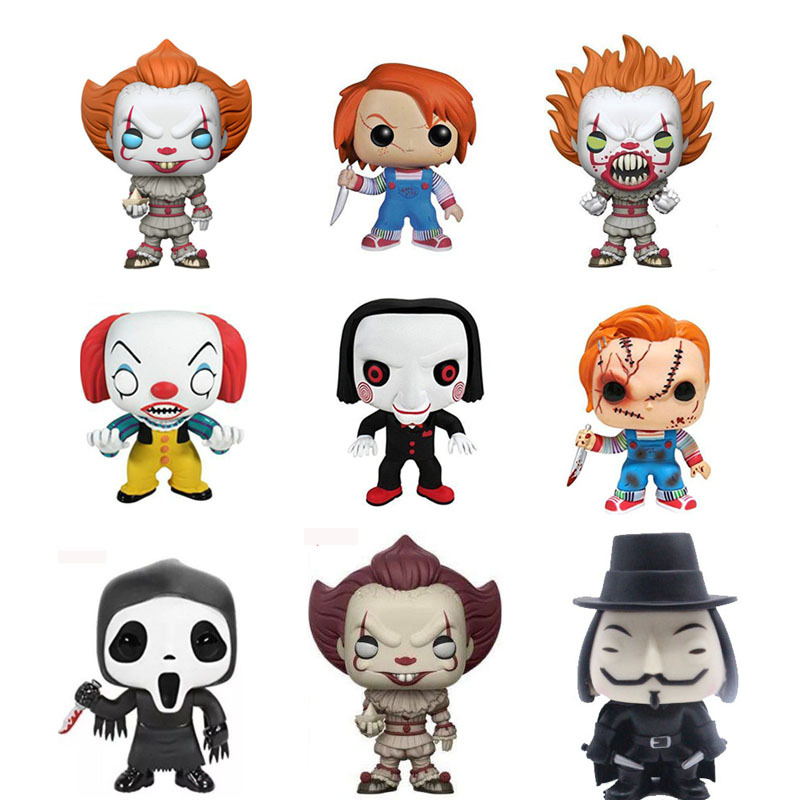 FUNKO POP 小丑回魂手办公仔模型摆件玩具IT鬼娃电锯惊魂恰奇手办|ruв категории игрушка/коляска/головоломка/блоки/модель, Другие игрушки - от Buy2taobao.com для оказания профессиональной услуги покупки агента Taobao