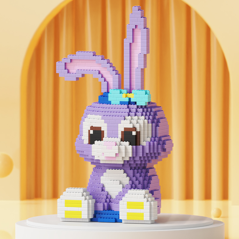 乐高积木高难度巨大型10000粒暴力熊摆件女孩礼物超大号星黛露