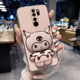 适用于红米note8pro手机壳小米noto8保护硅胶套redmi全包防摔por软壳redminote可爱n8卡通8p女nont带镜子支架