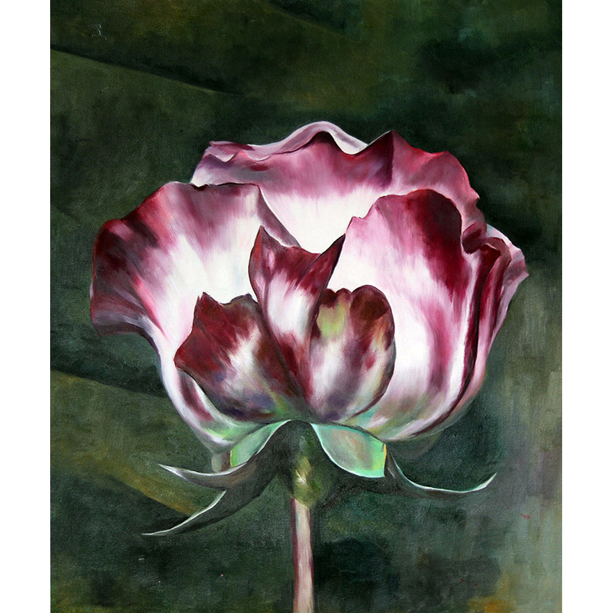 刘斌《媚》布面油画