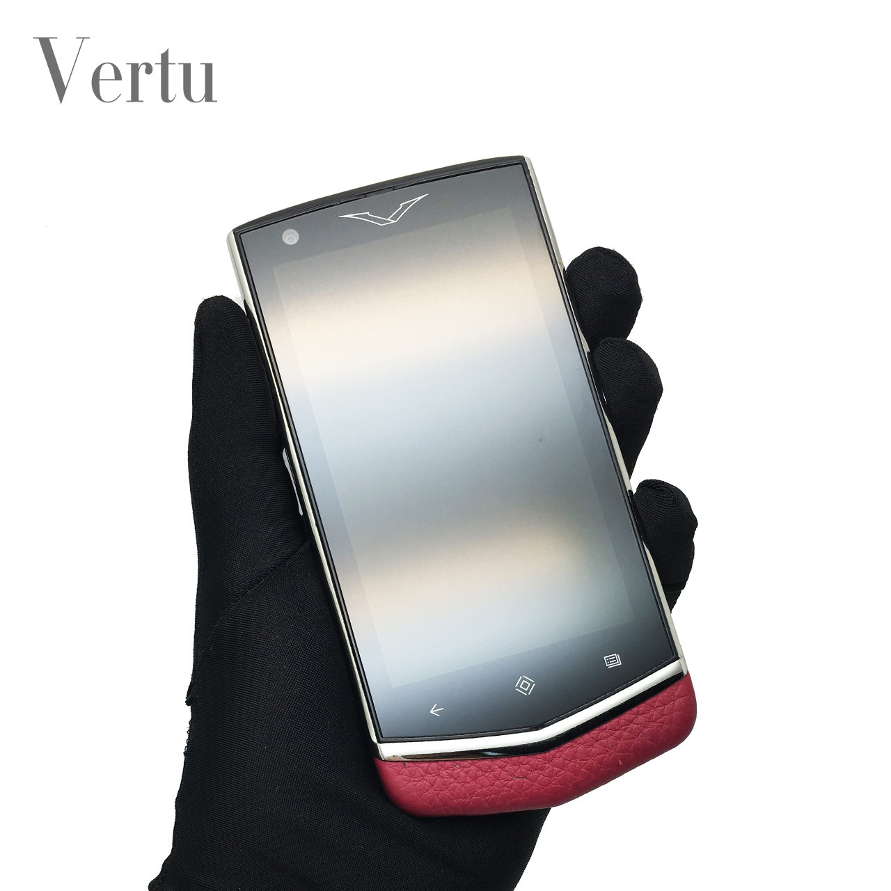 【9.8新】 威图/vertu 星座2 玫红小牛皮手机