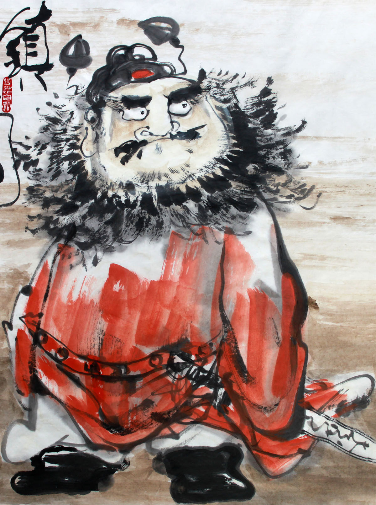 张海潮 《镇宅图》省美协 杭州江南书画院画家