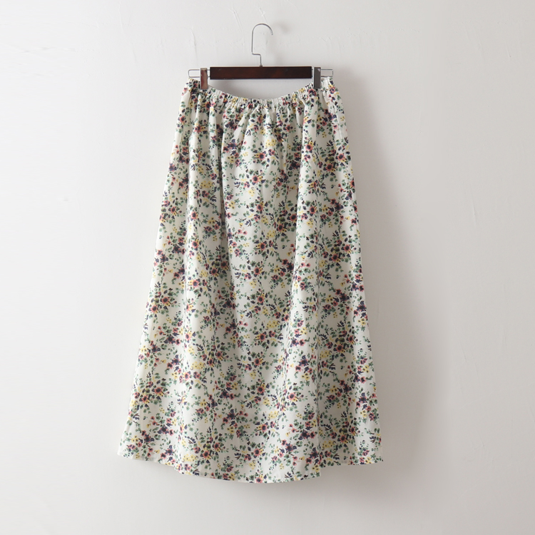 A109 日系复古印花半身裙夏季新款高腰a字短裙伞裙百搭显瘦裙子|ruв категории Женская одежда, юбка - от Buy2taobao.com для оказания профессиональной услуги покупки агента Taobao