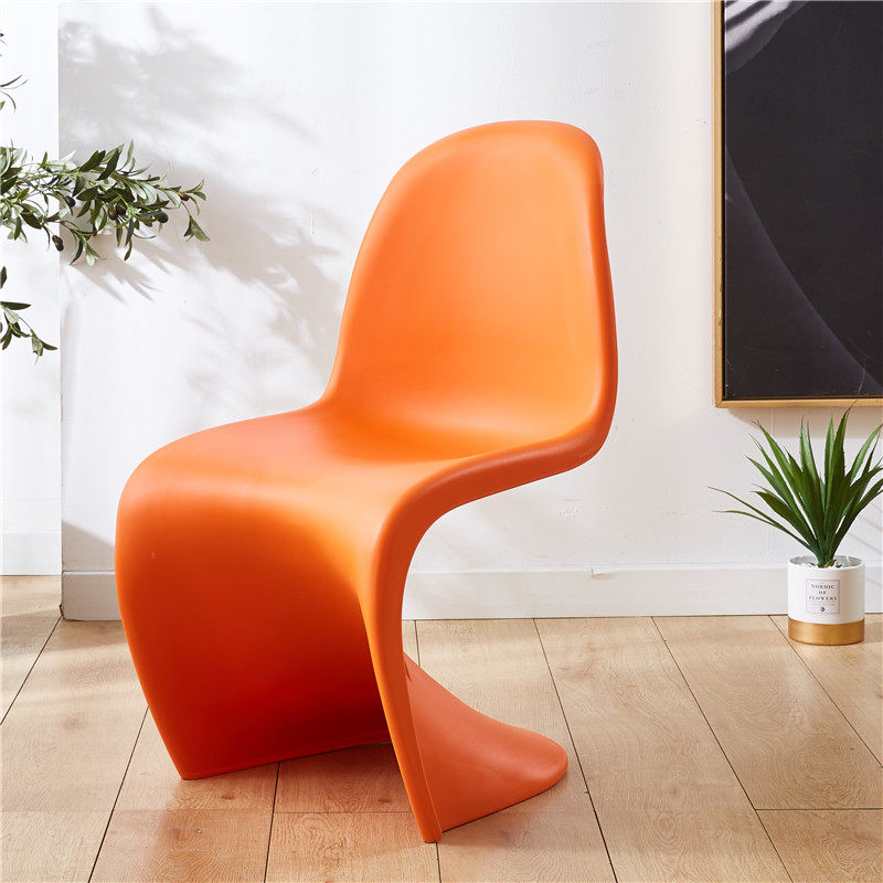 创意潘东椅潘顿s型异形餐厅洽谈椅潘东椅餐椅口碑好店