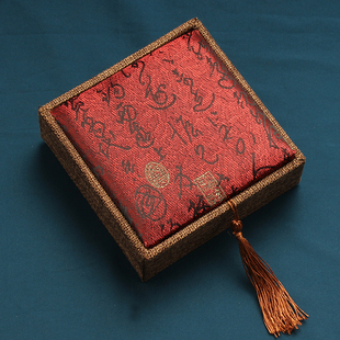 梳子包装盒送礼品礼物高档复古书法收纳盒珠宝首饰手镯礼盒子