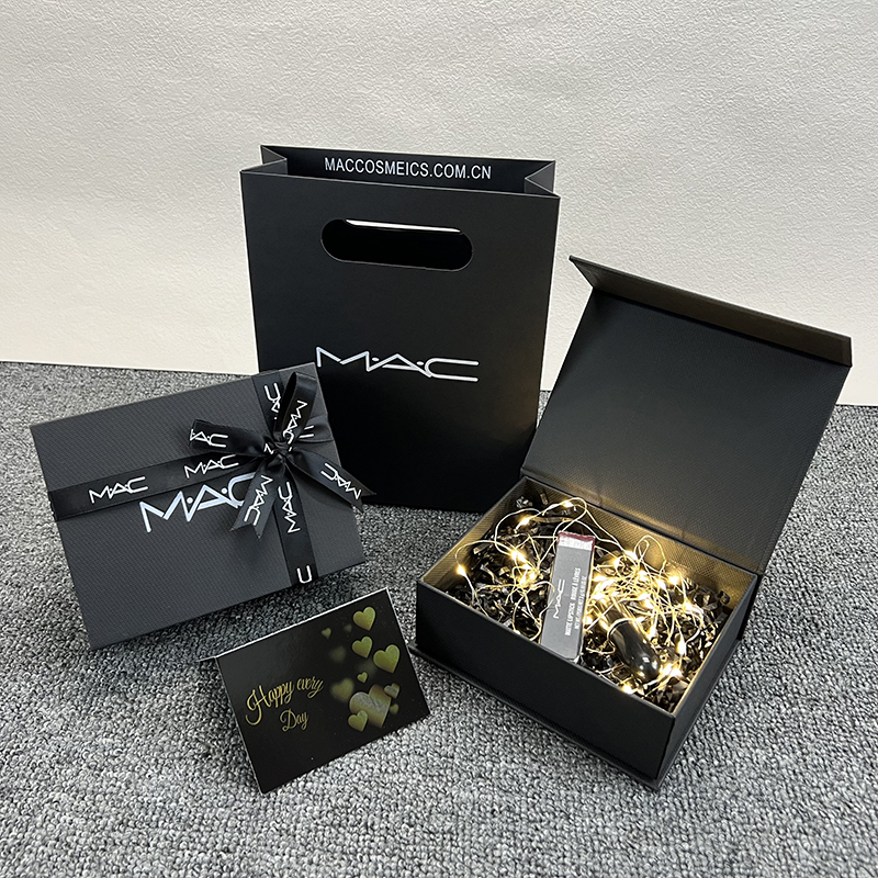 专柜正品mac/魅可手提袋子口红盒子包装礼盒 纸袋 礼品袋 包装盒