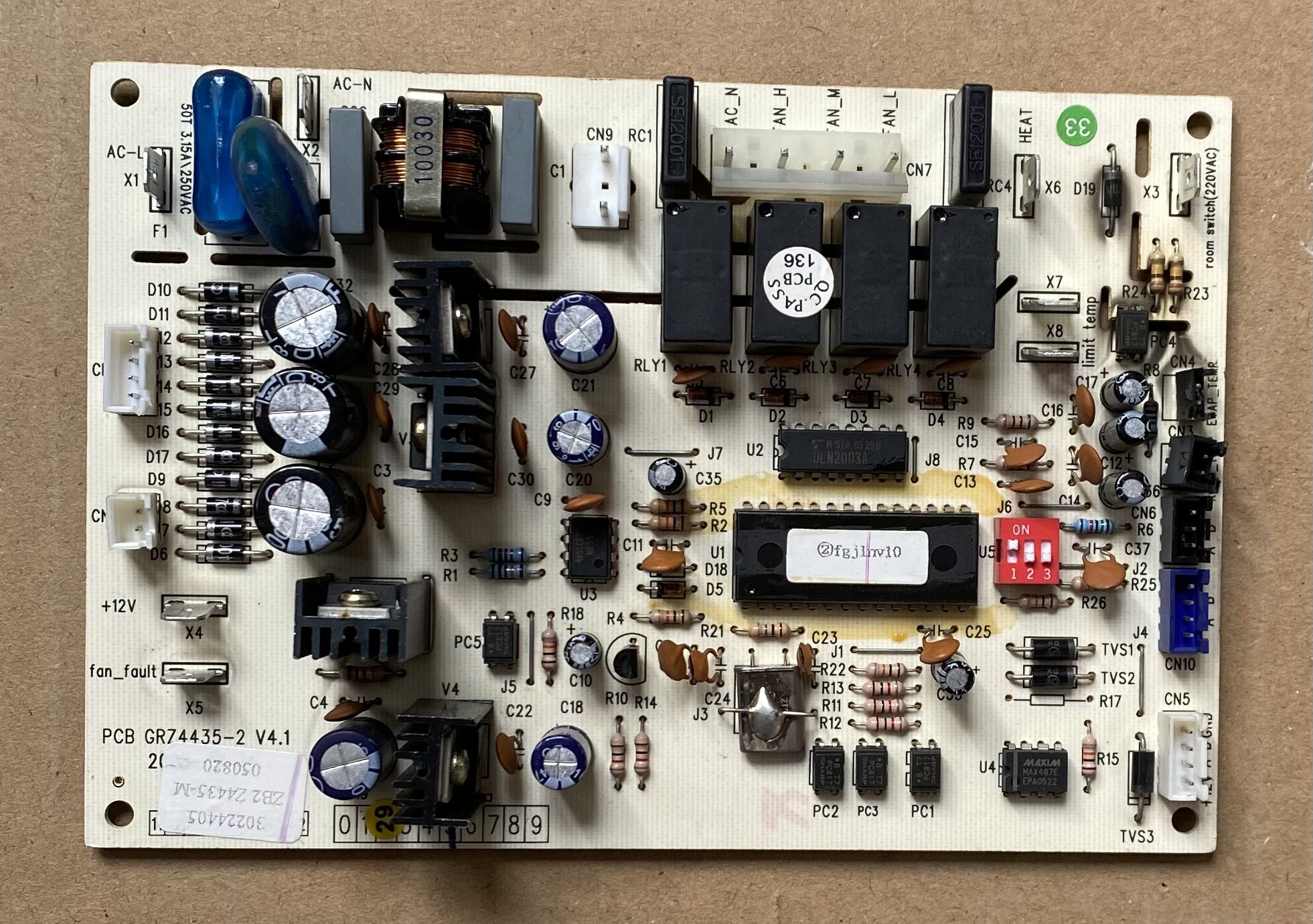 原装格力空调30224405主板z4435电路板风管管机grz44352pcb电路板