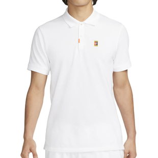 nike耐克夏季新款男子网球上衣休闲舒适短袖T恤POLO衫 DA4380-101