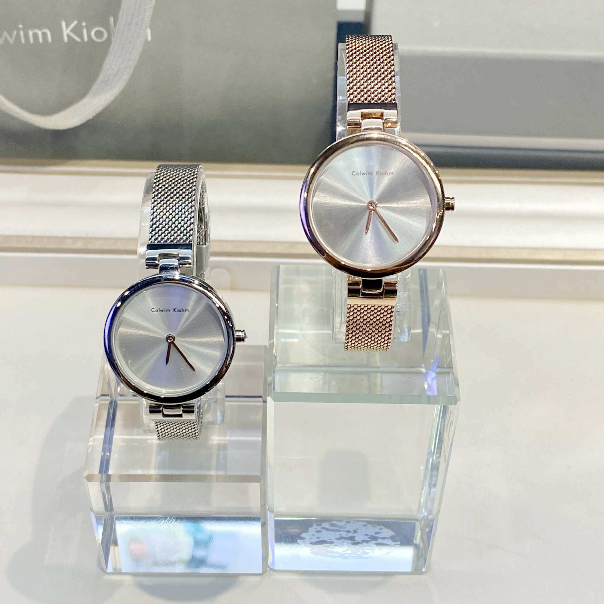 新款正品小ck手表女款简约时尚轻奢小众精钢带学生防水ck石英腕表