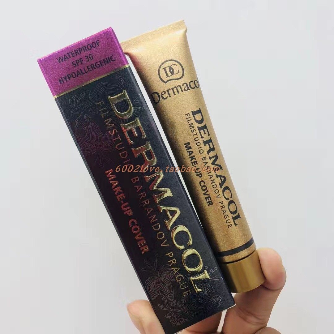 香港购黛玛蔻遮瑕膏液脸斑点捷克小金管dermacol207 208 209 210