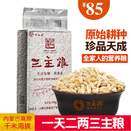 三主粮内蒙古高原全胚芽裸燕麦米新米五谷杂粮燕麦米粥养胃500g