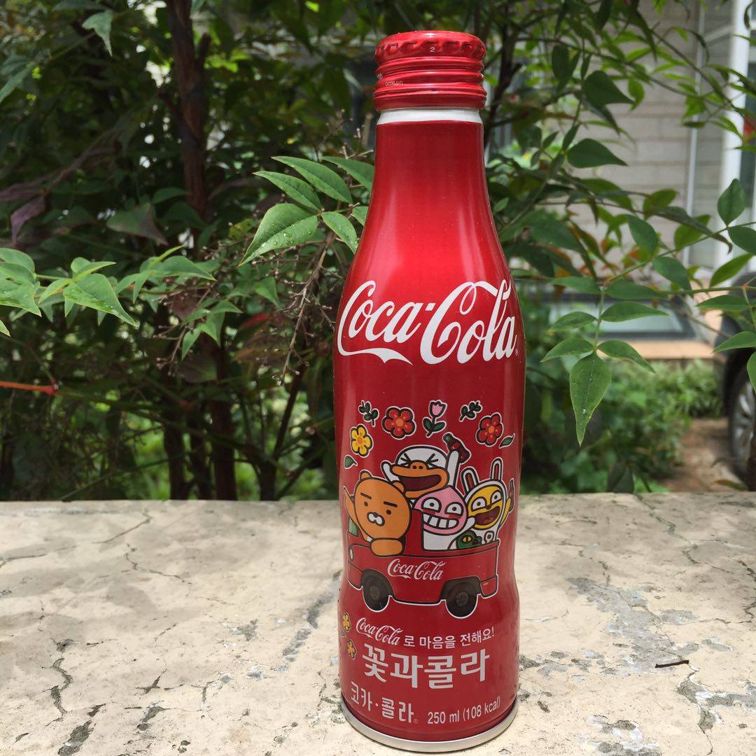 韩国原装进口可口可乐kakao friends铝罐限量版250ml网红饮料