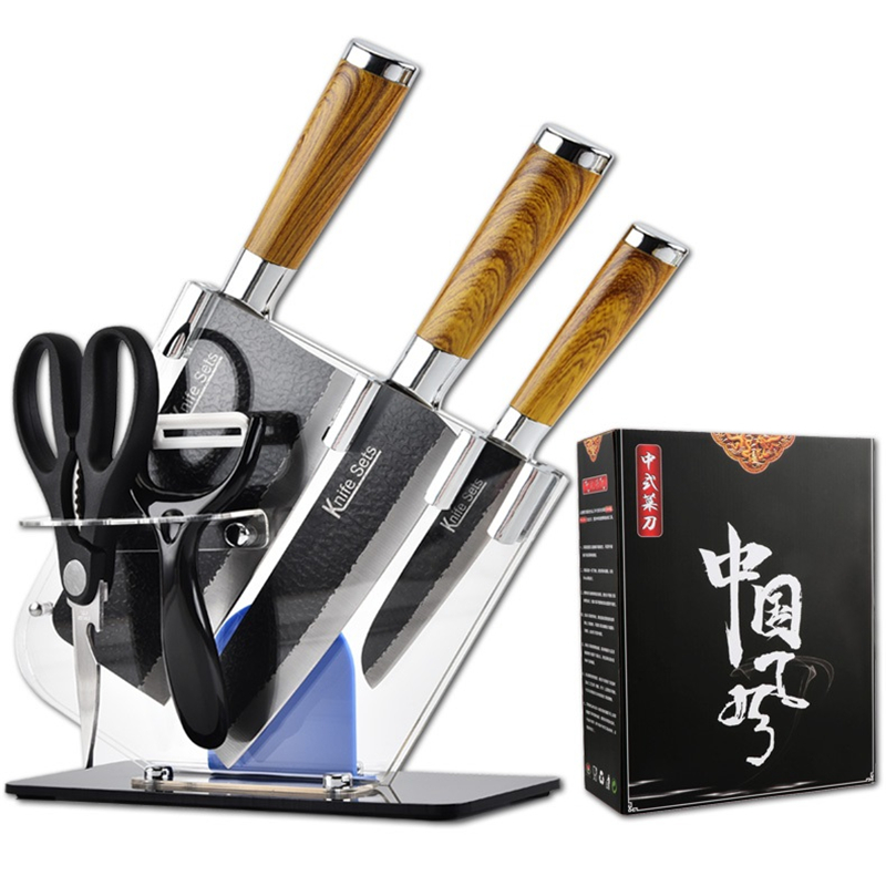厨房菜刀套装不锈钢家用切肉片刀厨师刀水果削皮刀剪刀架促销礼品|msdalam kategori dapur/memasak Appliances, memasak Appliances, alat, Satu set lengkap pisau dapur - dari Buy2taobao.com untuk memberikan perkhidmatan ejen Taobao profesional membeli