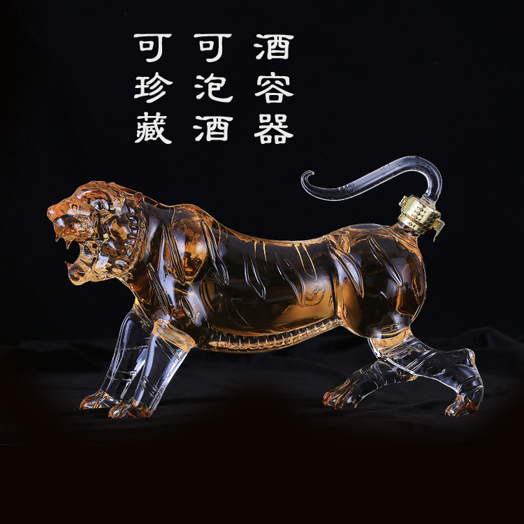 包邮创意工艺透明人参泡酒玻璃瓶子 加厚密封小空酒瓶老虎白酒瓶|msdalam kategori dapur/memasak Appliances, Alat dapur/Penyimpanan dapur, botol penyimpanan/bekas penyimpanan dapur, kanister - dari Buy2taobao.com untuk memberikan perkhidmatan ejen Taobao profesional membeli