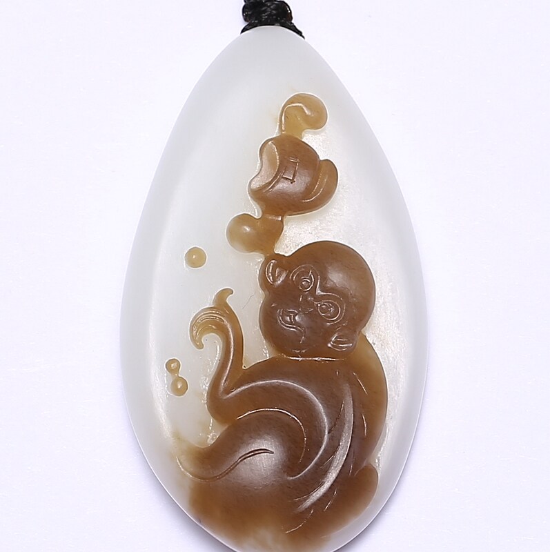 【省级玉雕大师张国军作品】和田玉世代封侯挂件33.58g