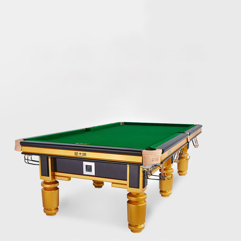 星牌台球桌XW110-9A标准中式黑八桌球台赛事专用商业球房钢库青石