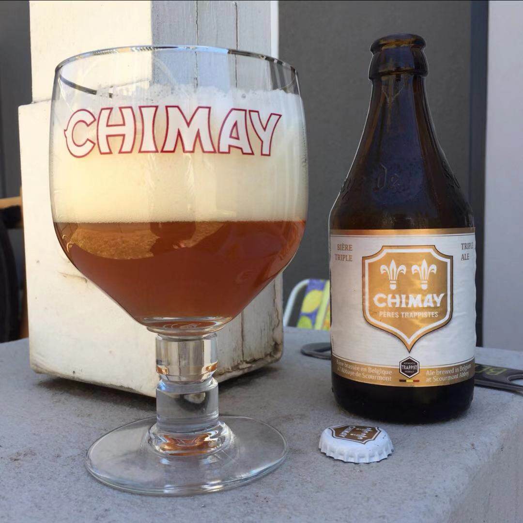 进口啤酒 比利时原瓶智美chimay白帽啤酒330ml