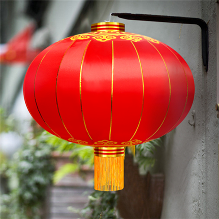 灯笼直径80cm_灯笼金边钢丝大红/绸布圆灯笼喜庆灯笼120公分撑开直径