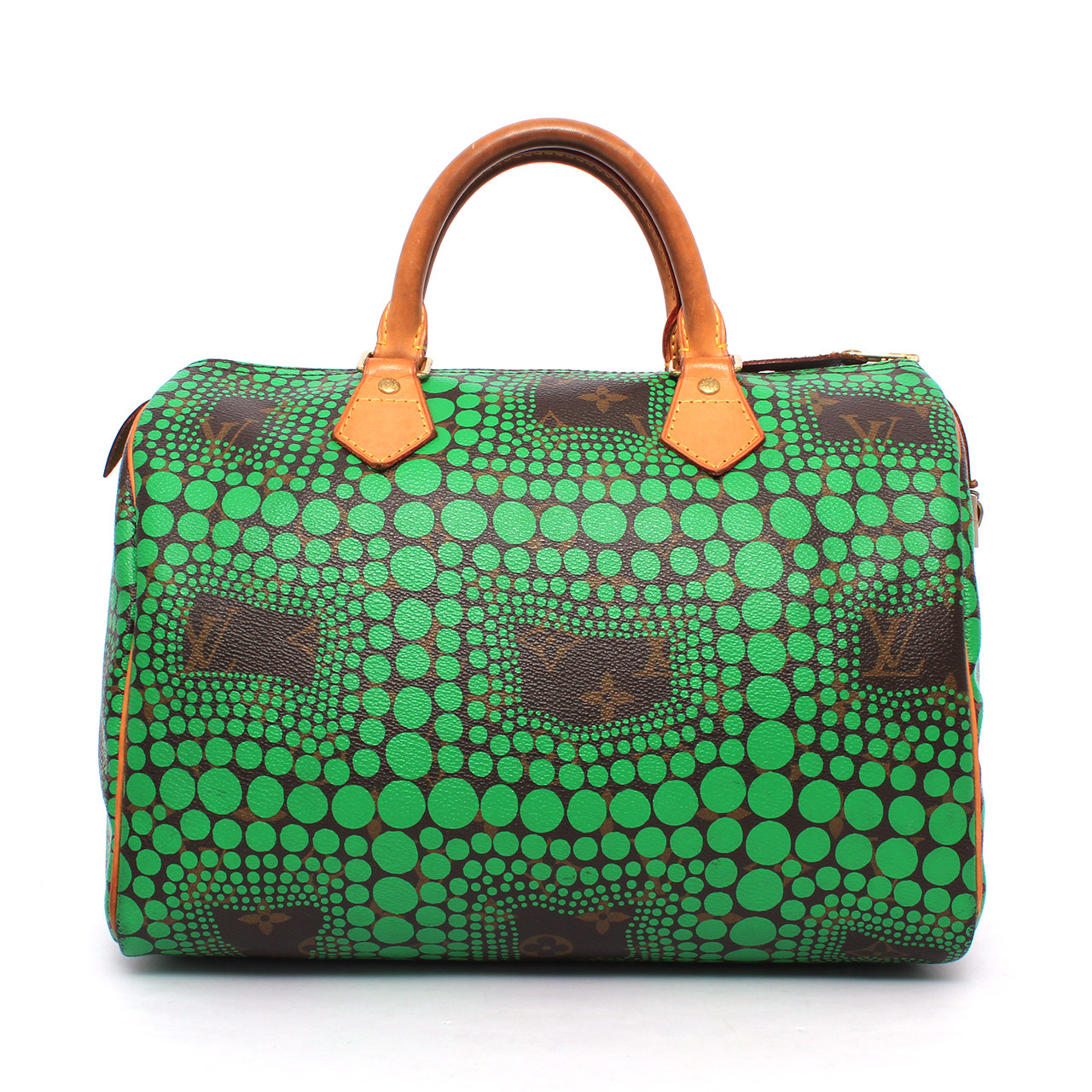 [9.0新]路易威登lv女士草间弥生限量speedy手提包