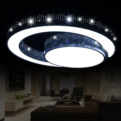 现代简约LED吸顶灯镂空客厅灯 圆形温馨卧室灯 大气异形灯具灯饰