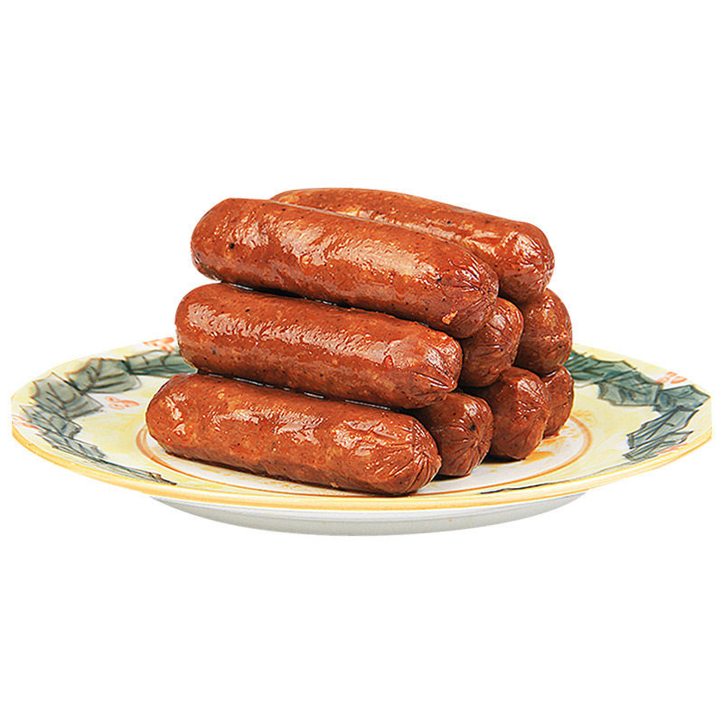 【齐善素食_川味素腊肠x2包】素食素肉仿荤豆制品豆干辣味零食