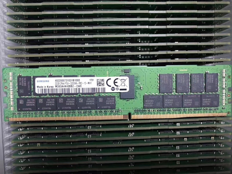 三星 32G 2RX4 PC4-3200A 服务器内存 32G DDR4 3200 ECC REG