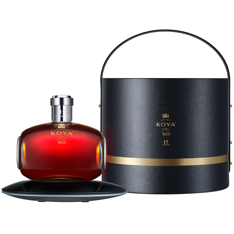 百年张裕烟台可雅酒庄白兰地xo桶藏15年单瓶洋酒650ml