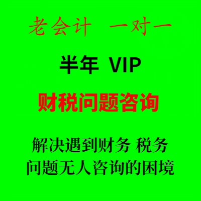 老会计做账报税增值税企业所得税纳税申报表一对一VIP指导半年