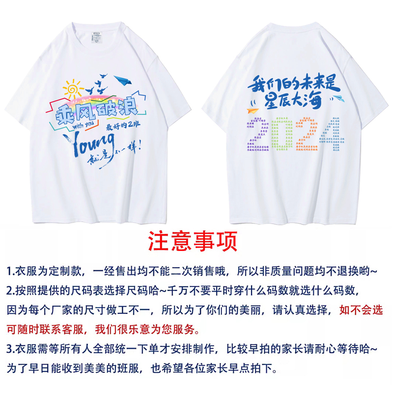 同学聚会t恤定制衣服diy毕业20周年纪念服装纯棉短袖文化衫印LOGO