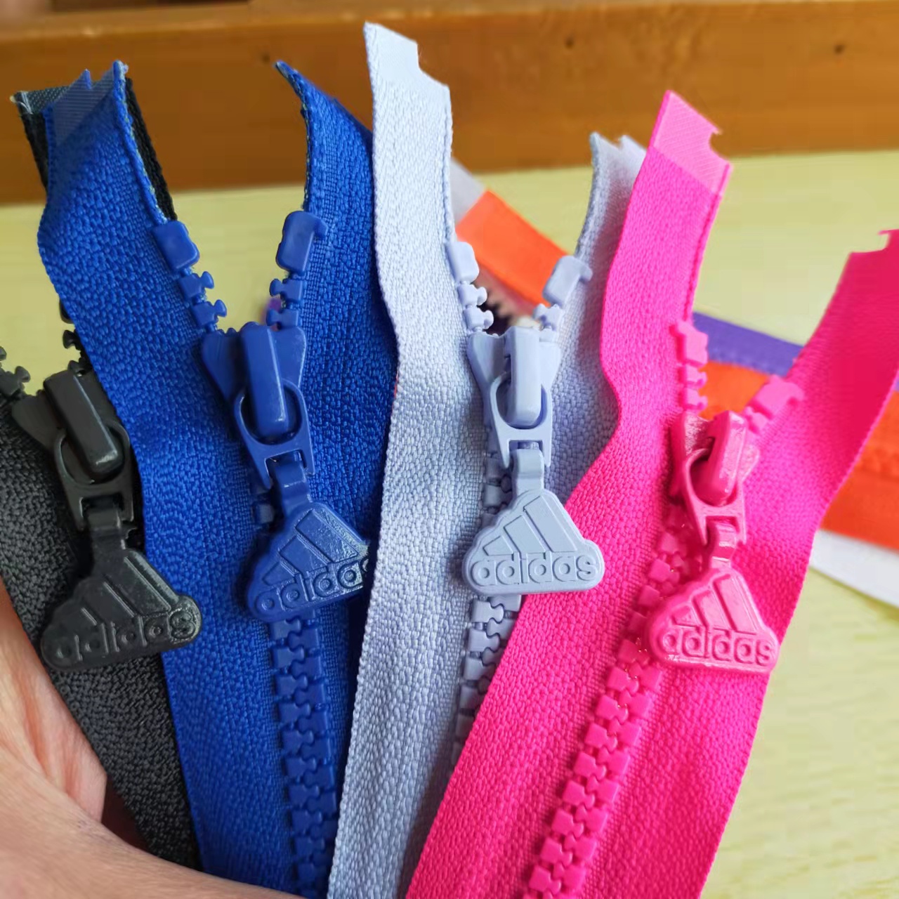 阿迪拉链 ykk5号尼龙树脂 开尾儿童外套棉服羽绒服拉锁满29包邮