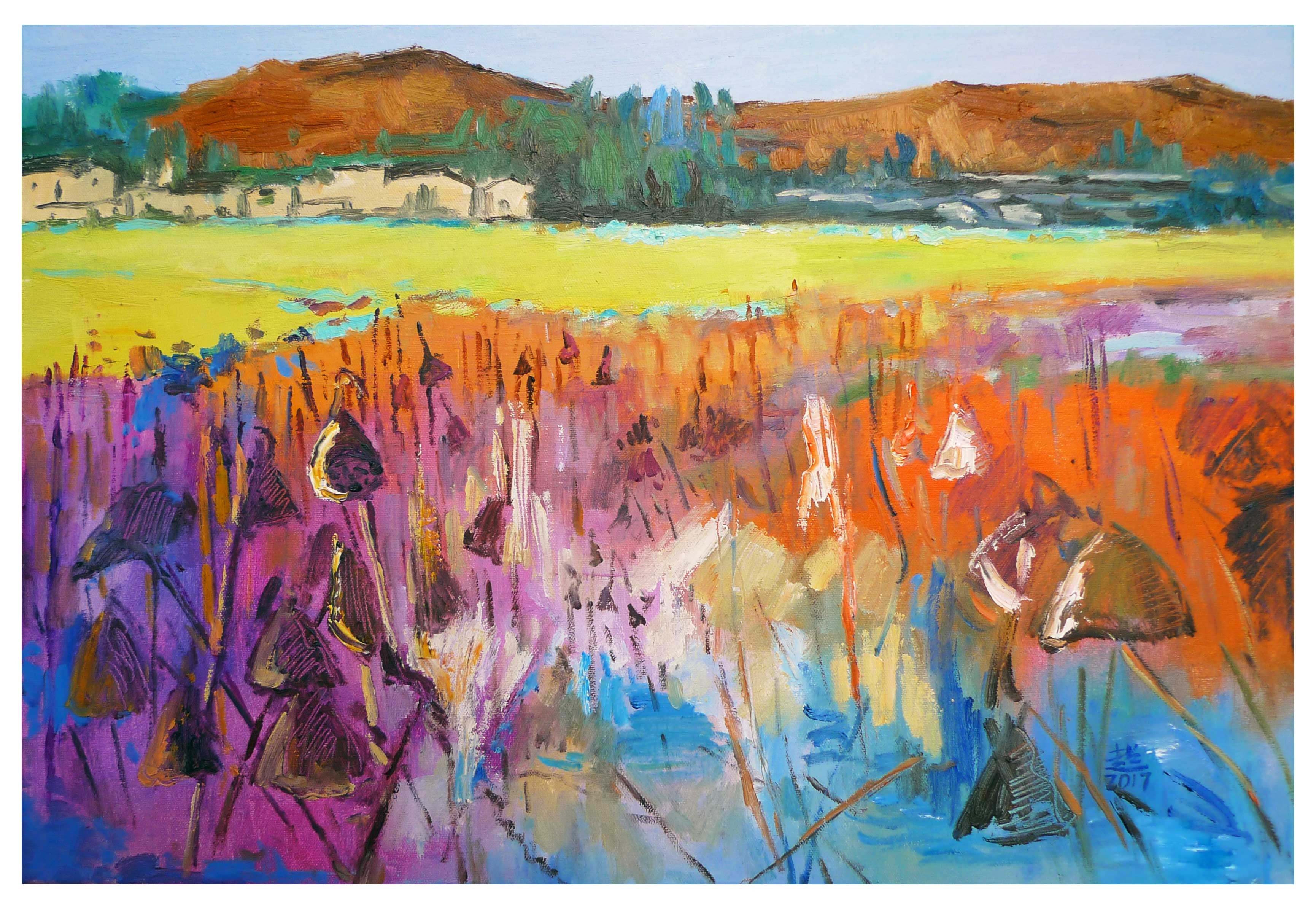 【学院艺术】陈超《荷韵》布面油画